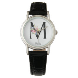 Vild Flower Alphabet M Watch Armbandsur
