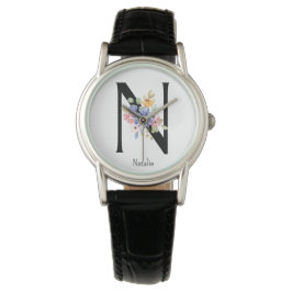 Vild Flower Alphabet N Watch Armbandsur