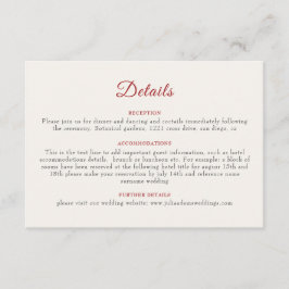 Vild Flower Gult Marigold Foliage Bröllop Tilläggskort