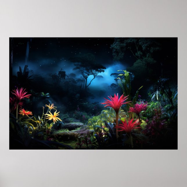 Vild Flower Lugn Natur Tranquile Peace Poster (Framsidan)