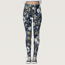 Vild Flowers à la William Morris Leggings
