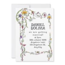 Vild Flowers av Wildblommor Bröllop Rustic Land