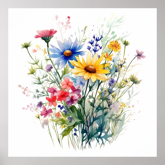 Vild Flowers Botanical Poster (Framsidan)