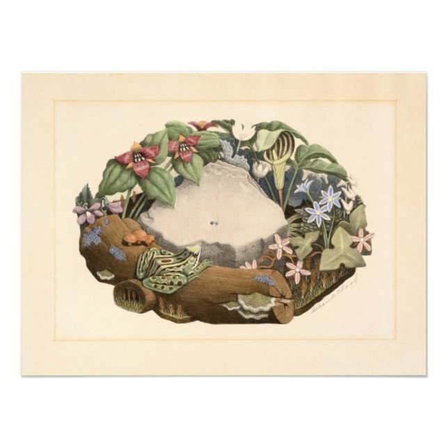 Vild Flowers by Grant Wood Fototryck (Framsidan)