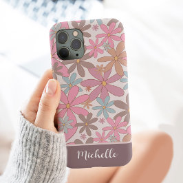 Vild Flowers Daisy Personlig med Namn Blommigt
