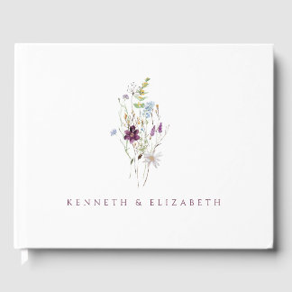 Vild Flowers Guest Bok