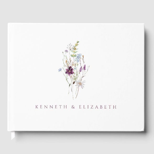 Vild Flowers Guest Bok (Framsida)