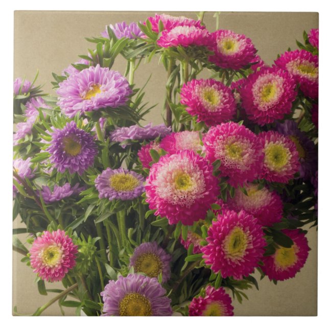 Vild Flowers i en Visning vid Vas Kakelplatta (Framsidan)