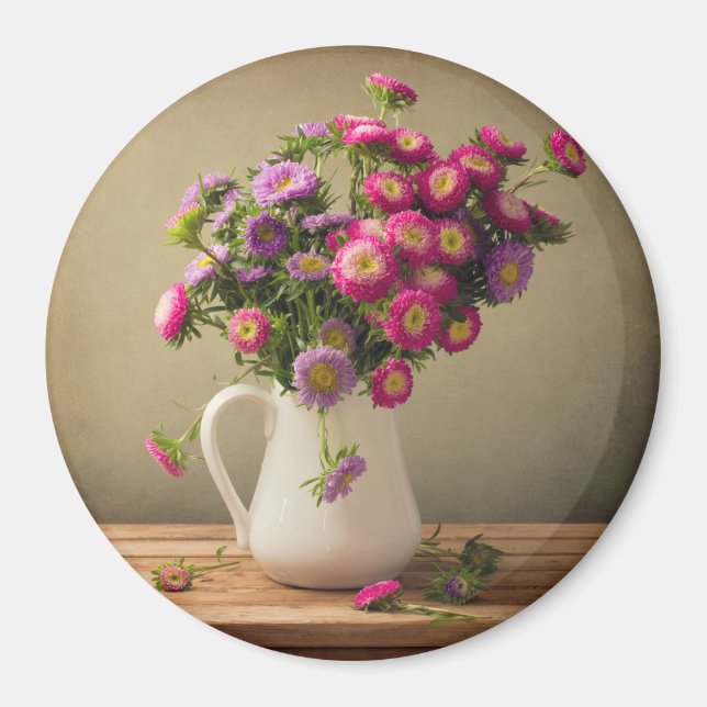 Vild Flowers i Vas Magnet (Framsidan)