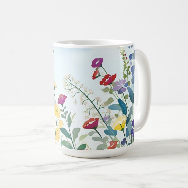 Vild Flowers Kaffemugg (Framsida höger)