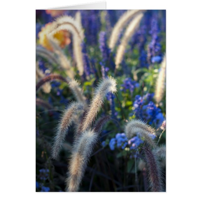 Vild Flowers-kort Hälsningskort (Framsidan)