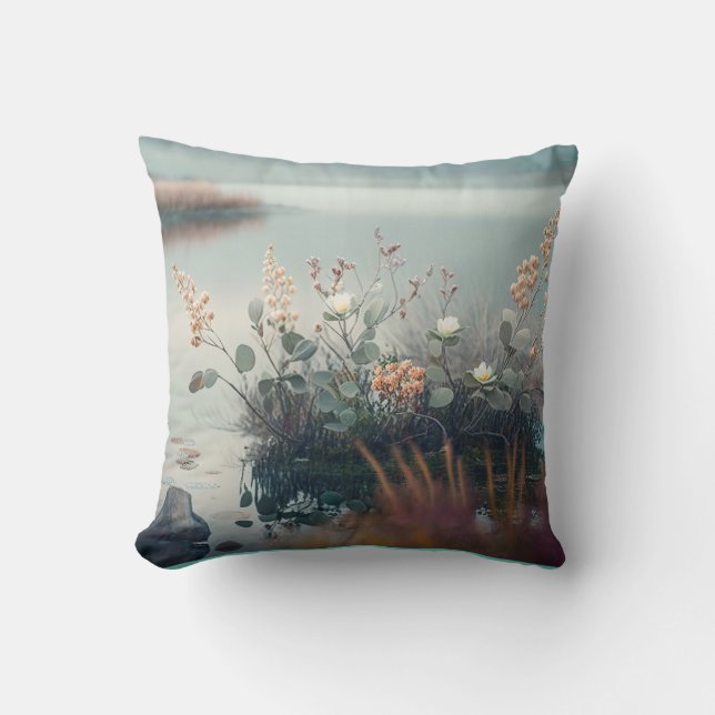 Vild Flowers Lugn Tranquil Nature Peacely Season Kudde (Framsida)