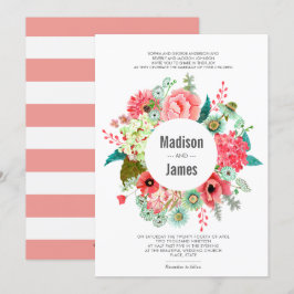 Vild Flowers Rustic Bouquet | Bröllopsinbjudningar Inbjudningar