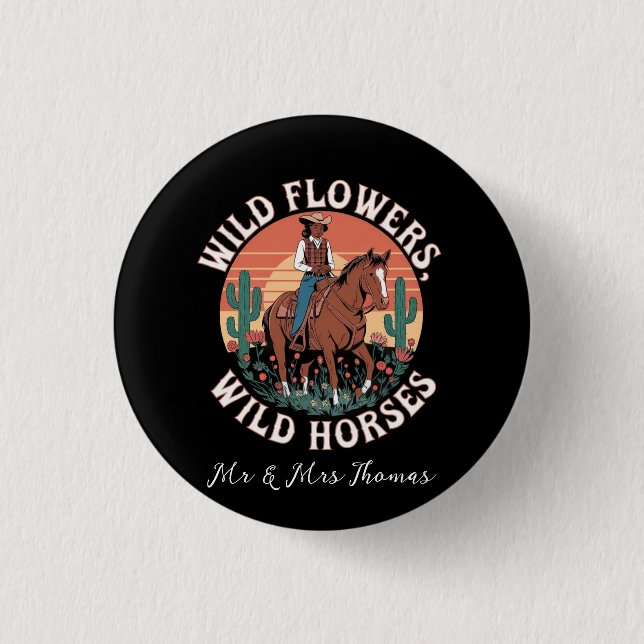 Vild Flowers & Vild Horses A Stunning Tribute Knapp (Framsida)