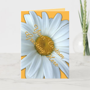 Vild för av daisy Flower Anpassningsbar Daisy Gre Kort