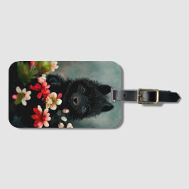 Vild för av kutym blommigt för djurbagage bagagebricka