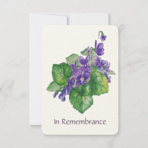 Vild för av vattenfärgen Inbjudan i Memorial Serv