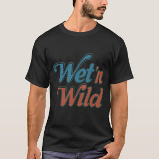 Vild för Blöt av vintage vattenpark T Shirt