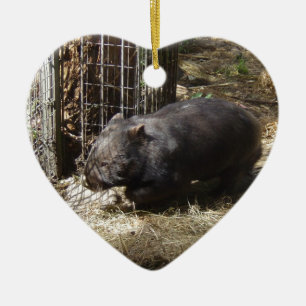 Vild för Wombats Julgransprydnad Keramik