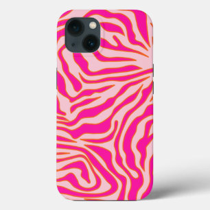 vild för zebra ränder Rosa Orange Animalisk utsk