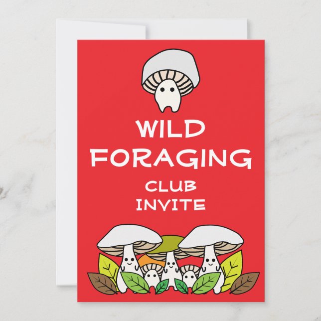 Vild Foraging Group Inbjudningar (Framsida)