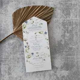 Vild Forest Blommigt Bröllop