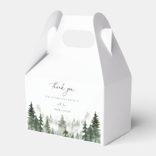 Vild Forest Gräs Bröllop Tack Presentaskar