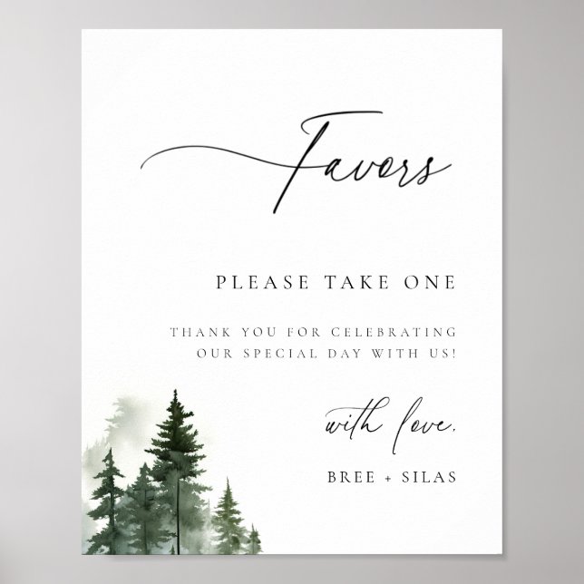 Vild Forest Gräs bröllopsförmån Poster (Framsidan)