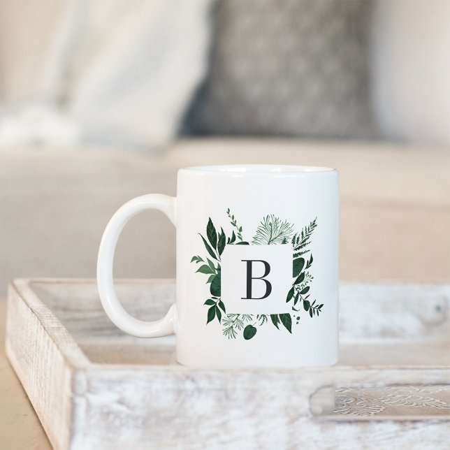 Vild Forest Monogram Kaffemugg (Skapare uppladdad)