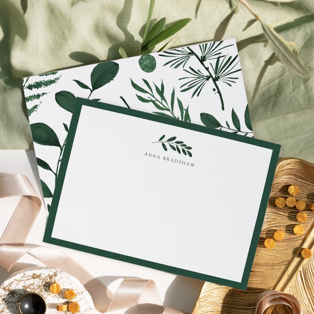 Vild Forest Personlig Stationery - vanligt kort (Skapare uppladdad)