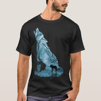 Vild Forest Varg - Turquise T Shirt