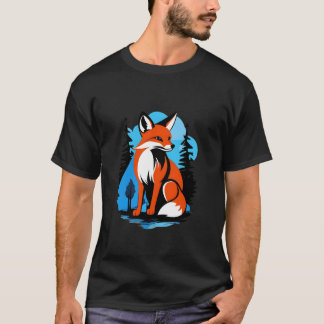 Vild Fox i naturliga livsmiljöer T Shirt