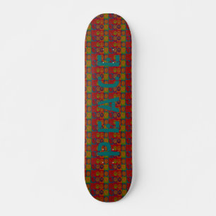 Vild Fredstecken ~ Skateboard Retro Bräda 19,5 Cm