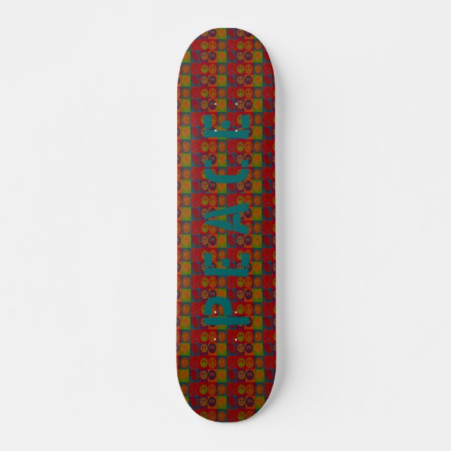 Vild Fredstecken ~ Skateboard Retro Bräda 19,5 Cm (Framsida)