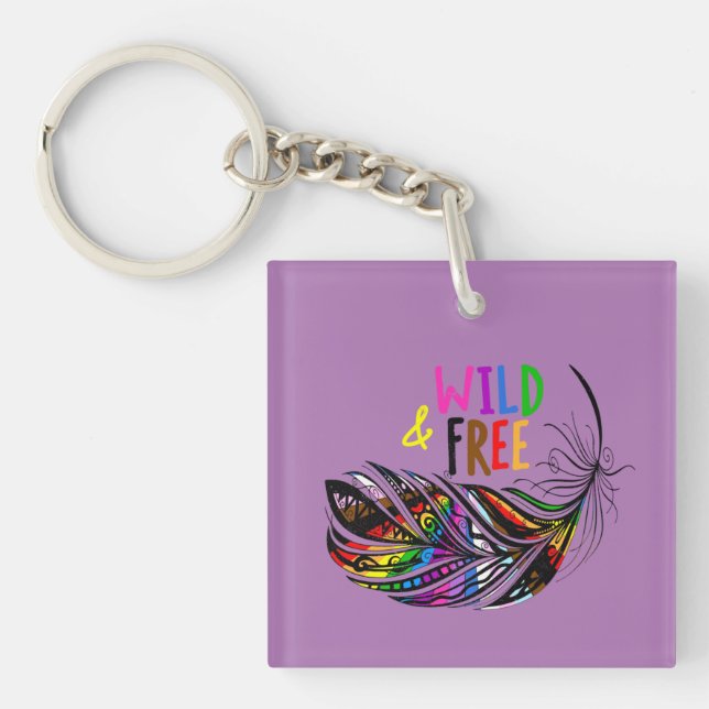 Vild & Fri - HBTQ+ Pride Mångfald Regnbåge (Framsidan)