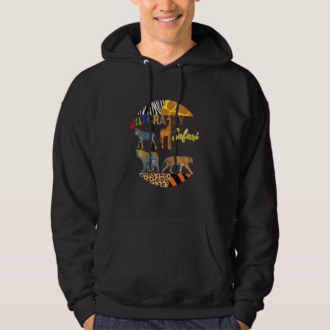 Vild galen safari hoodie (Framsida)