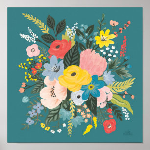Vild Garden Flowers Poster