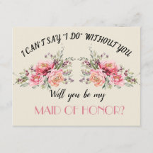 Vild Garden Wedding. Kommer du vara min Maid of ho