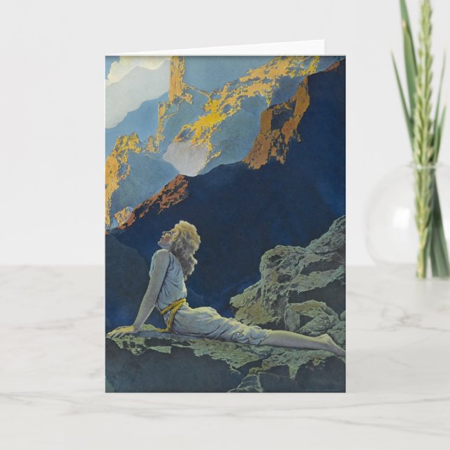 Vild Gäss av Maxfield Parrish Kort (Framsida)