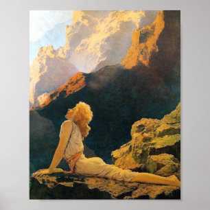 Vild gäss efter Maxfield Parrish Poster