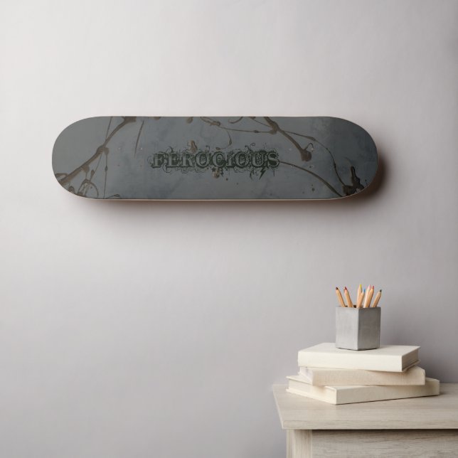 Vild gatuartsmålning 3 mini skateboard bräda 18,5 cm (Väggkonst (Horz))