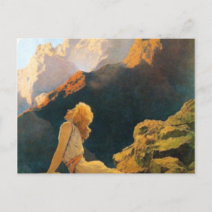 Vild Geese by Maxfield Parrish Vykort