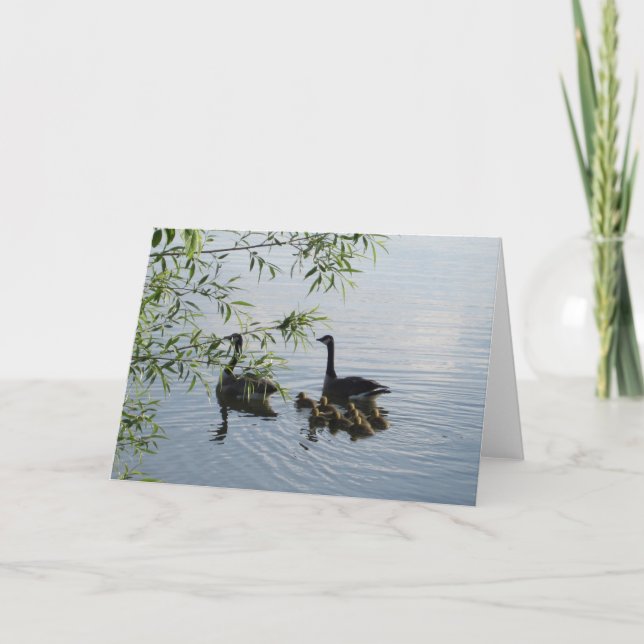 Vild Geese Greeting Card Kort (Framsida)