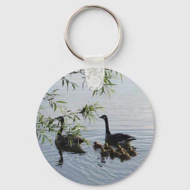Vild Geese Keychain Nyckelring (Framsida)