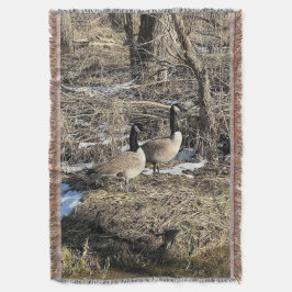 Vild Geese Throw Blanket Filt