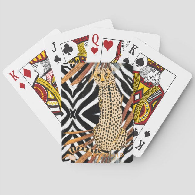 Vild Gepard  Casinokort (Baksidan)