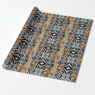 Vild Gepard Inpackningspapper Presentpapper