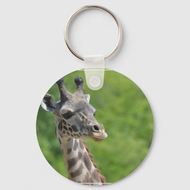 Vild Giraffe Nyckelring (Framsida)