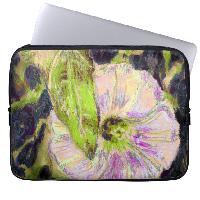 Vild God morgon Glory Flower Laptop Fodral (Framsidan)