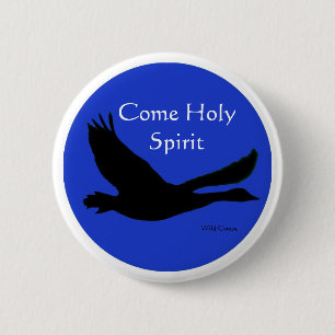 Vild Goose Button - Kom Heliga Spirit Knapp